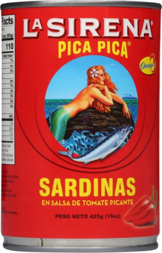 La Sirena Sardines in Tomato Chili Sauce Perspective: back