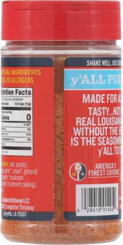 Ragin' Cagun™ Louisiana Spice Seasoning Perspective: back