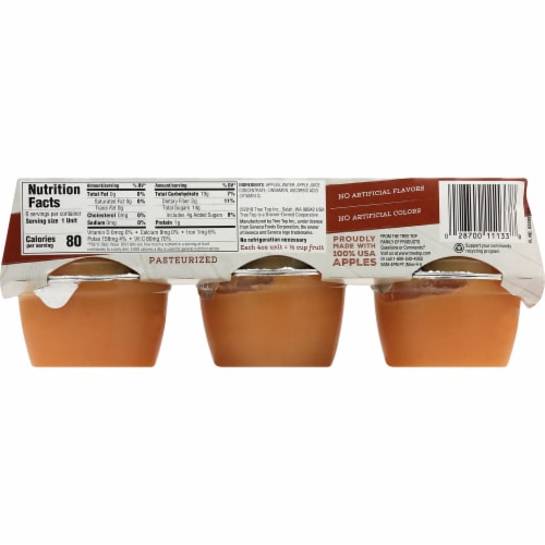 Seneca® Cinnamon Apple Sauce Perspective: back