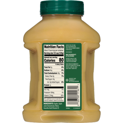 Tree Top® Original Applesauce Perspective: back