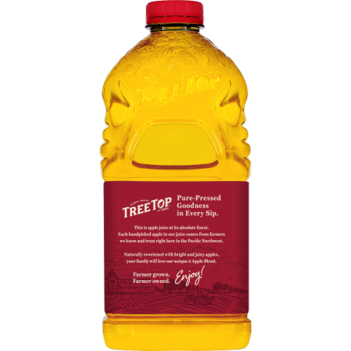 Tree Top® Pure Pressed 3 Apple Blend 100% Apple Juice Perspective: back