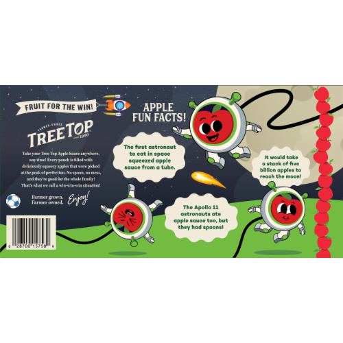 Tree Top® Apple Sauce Perspective: back