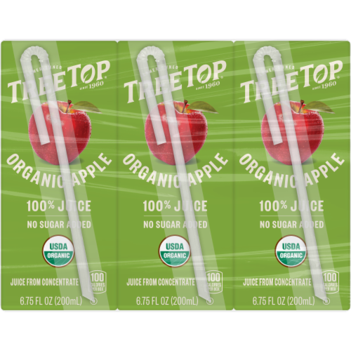 Tree Top® Organic Apple Juice Boxes Perspective: back
