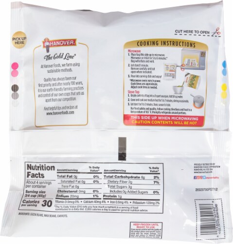 Hanover® Premium Frozen Petite Bean Blend Perspective: back