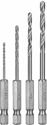 BLACK + DECKER Hex Shank Drill Bit Set, 4 Piece - Fred Meyer