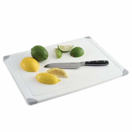 Norpro Large Grip EZ Cutting Board - White Perspective: back