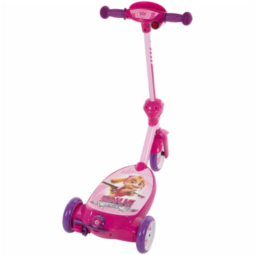 Huffy Paw Patrol Skye 6 Volt 3 Wheel Bubble Scooter - Pink Perspective: back