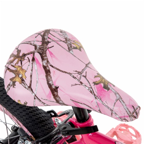 Huffy True Timber Kid's Camo Bike With Training Wheels - Pink Perspective: back