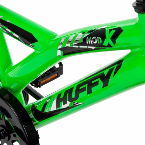 Huffy Mod X Boys Bike - Neon Green Perspective: back