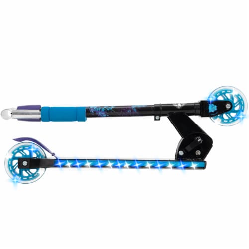 Huffy Marvel Black Panther Electro-Light 3 Wheeled Scooter - Black Perspective: back
