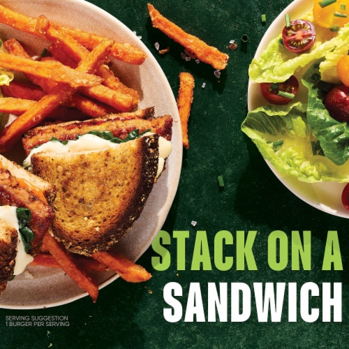 MorningStar Farms Grillers Original Veggie Burgers Perspective: back