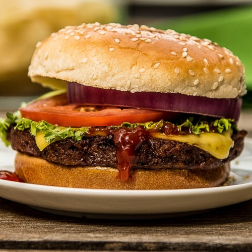 MorningStar Farms® Meat Lovers Veggie Burgers Perspective: back