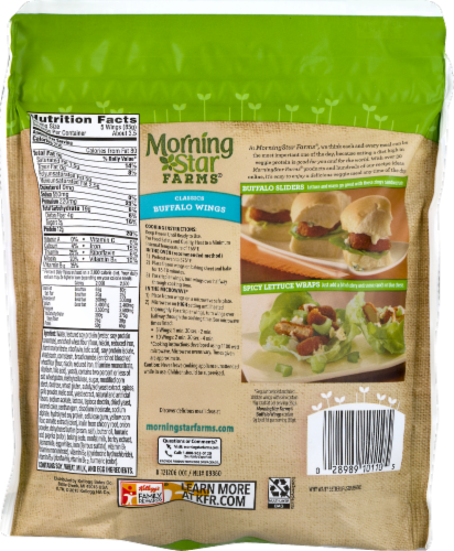 MorningStar Farms Meatless Buffalo Wings Perspective: back