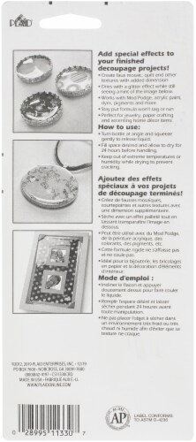 Mod Podge Dimenional Magic Glitter Carded 2oz-Gold Perspective: back