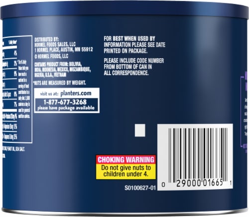 Planters® Salted Mixed Nuts Perspective: back