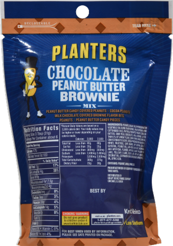 Planters Dessert Chocolate Peanut Butter Brownie Mix Perspective: back