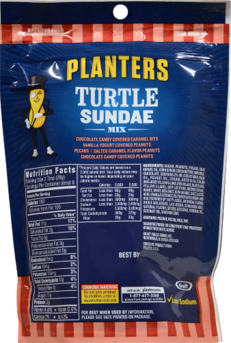 Planters Turtle Sundae Mix Perspective: back