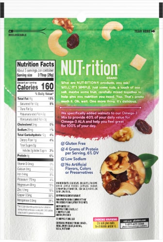 Planters NUTrition Omega-3 Mix Perspective: back
