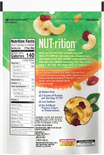 Planters Nut-Rition Energy Snack Mix Perspective: back