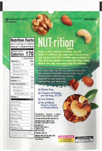 Planters® NUT-trition® Essential Nutrients Mix Perspective: back