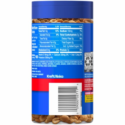 Planters® Salted Dry Roasted Peanuts Perspective: back