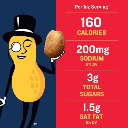 Planters® Dry Roasted Sweet & Spicy Peanuts Perspective: back