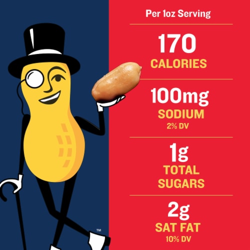 Planters® Salted Cocktail Peanuts Perspective: back