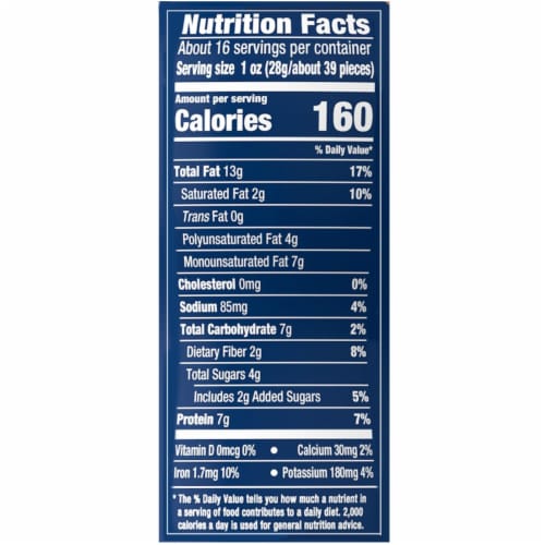 Planters® Honey Roasted Peanuts Perspective: back