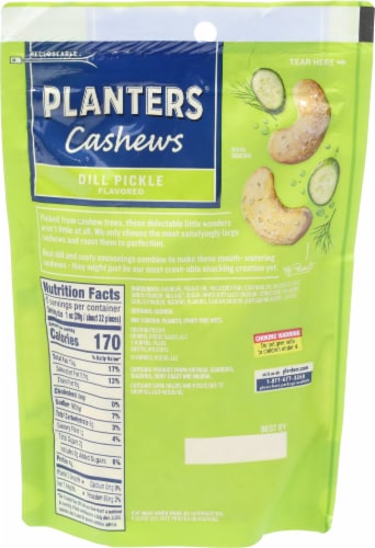 Planters Dill Pickle Cashews Perspective: back