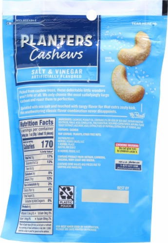 Planters® Salt & Vinegar Cashews Perspective: back