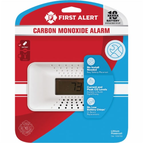 First Alert Carbon Monoxide Alarm Perspective: back