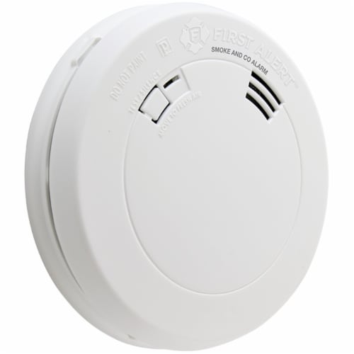 Smoke & Carbon Monoxide Alarm with Voice & Location Perspective: back