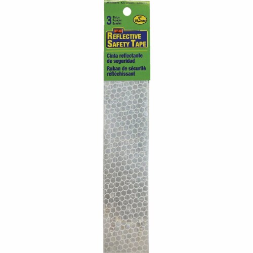 Hy-Ko Reflective Safety Tape Strips - White Perspective: back