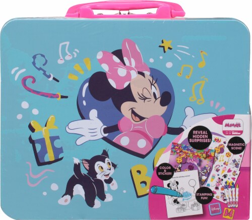 Disney Junior Minnie Mouse Activity Kit Tin Perspective: back