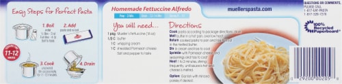 Mueller's® Fettuccine Perspective: back