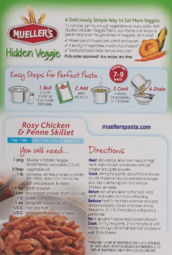 Mueller's® Hidden Veggie Small Penne Perspective: back