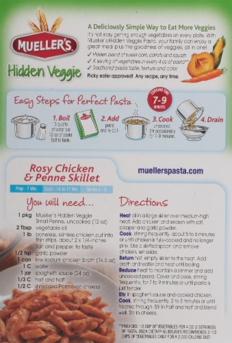 Mueller's® Hidden Veggie Small Penne Perspective: back