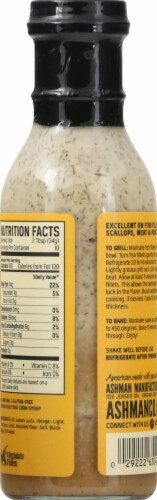 Ashman Lemon Dill House Seafood Marinade and Sauce Perspective: back