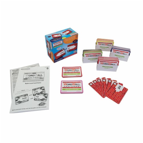 Mind Sparks WordWall Challenge Card Game Prefixes & Suffixes 300 Cards (PACAC930802) Perspective: back