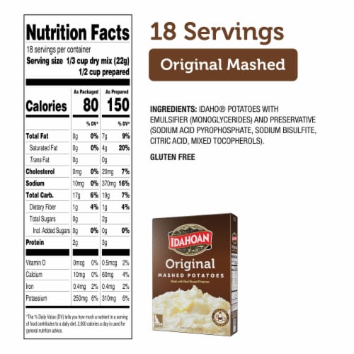 Idahoan® Loaded Baked® Mashed Potatoes Family Size, 8oz - Foods Co.