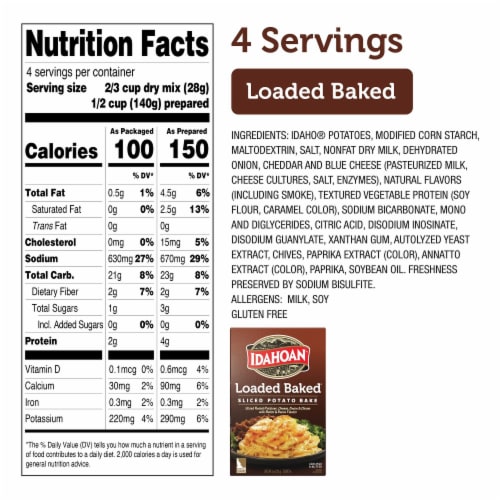 Idahoan® Loaded Baked® Homestyle Casserole Perspective: back