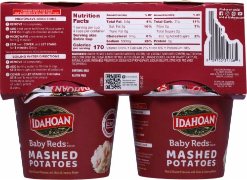 Idahoan baby reds instant mashed potatoes outlet