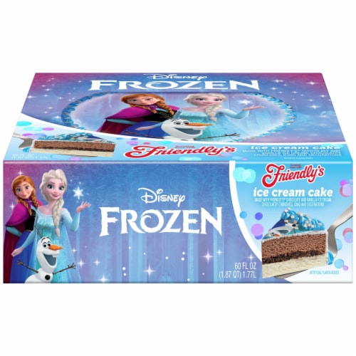 Friendly's Disney Frozen Ice Cream Cake Perspective: back
