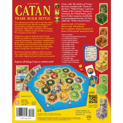 Catan® Board Game Perspective: back