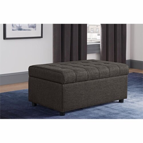 Dhp emily rectangular storage cheap ottoman