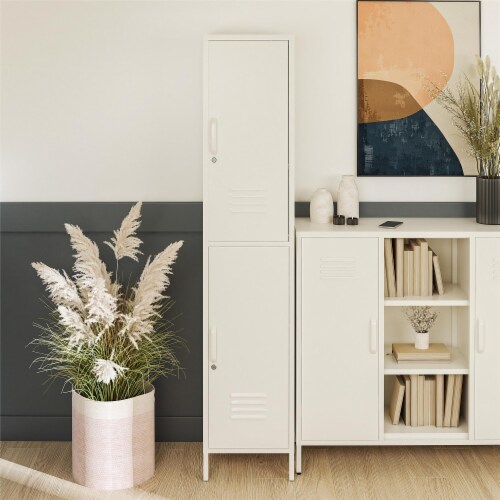 Shadwick 3 Door Locker Style Metal Shoe Storage Cabinet – RealRooms