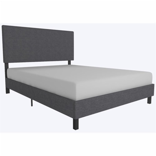 DHP Janford Upholstered Full Panel Bed in Gray 1 Kroger