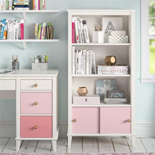 Little Seeds Monarch Hill Poppy Kids Bookcase with 2 Sets of