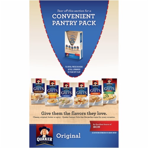 Quaker® Original Instant Grits Breakfast Perspective: back