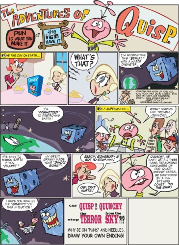 Quaker® Quisp Cereal Perspective: back